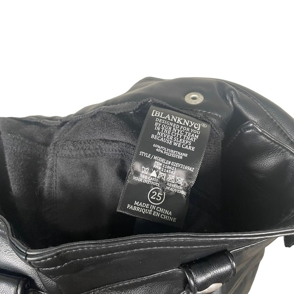 BlankNYC Vegan Leather Pant in Suspicious Mind - Picture 5 of 8